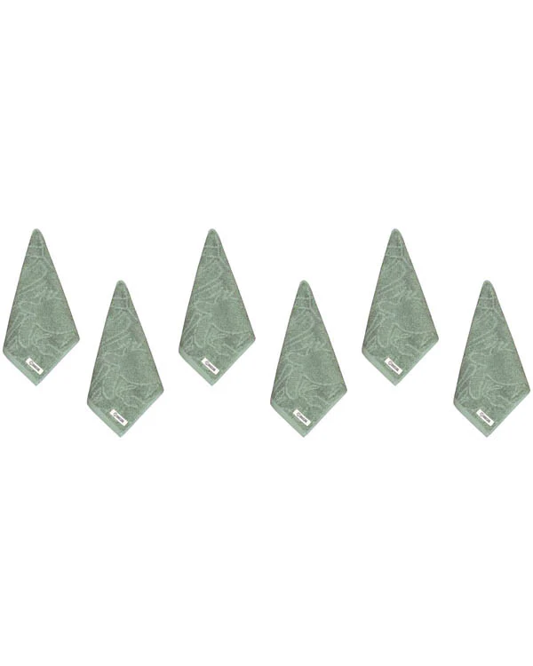 Aquatic Turtle Bath Washcloth Bundle - 6 Pack - Sage - Image 3