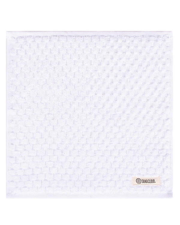 Atom Washcloth Bath Bundle - White - 6 Pack - Image 3