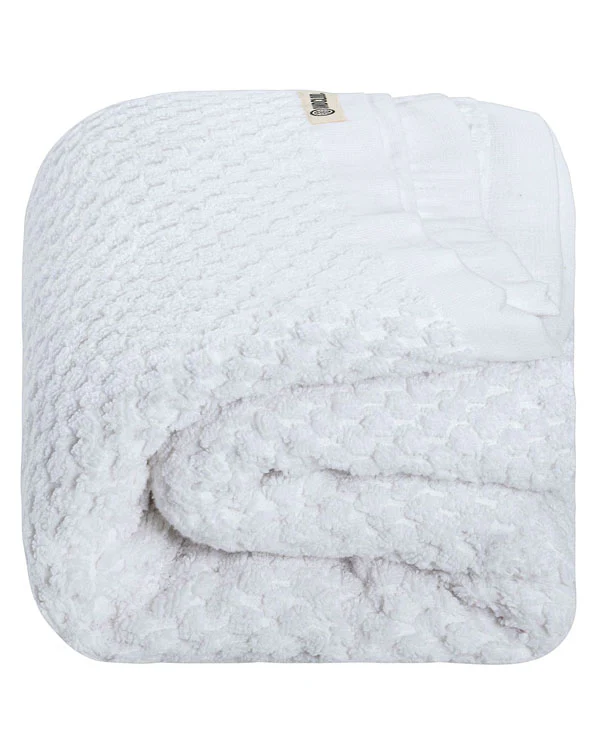 Atom XL Bath Towel - Single - White - Image 2