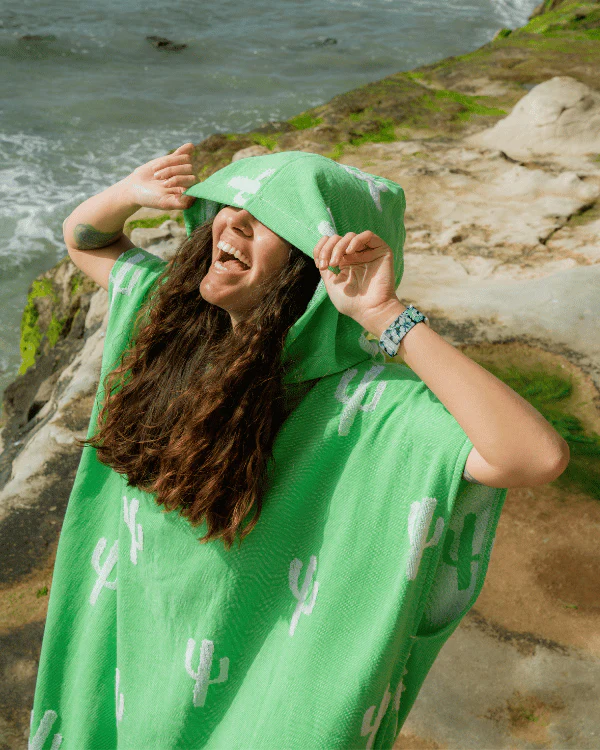 Cactus Hooded Poncho - Image 4