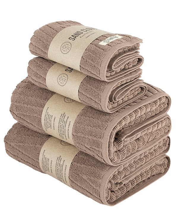 Chevron Bath Bundle - 4 Pack (2 Bath + 2 Hand) - Image 2