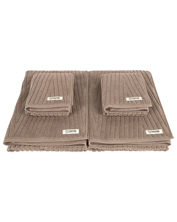 Chevron Bath Bundle - 4 Pack (2 Bath + 2 Hand) - Image 5
