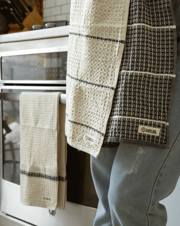 Cicely Waffle Kitchen Towel Bundle - Assorted 3 Pack - Image 2