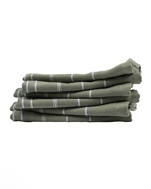 Classic Bath Washcloth Bundle 6 Pack - Sage - Image 2