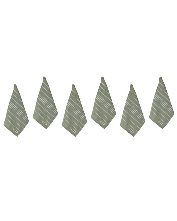 Classic Bath Washcloth Bundle 6 Pack - Sage - Image 4