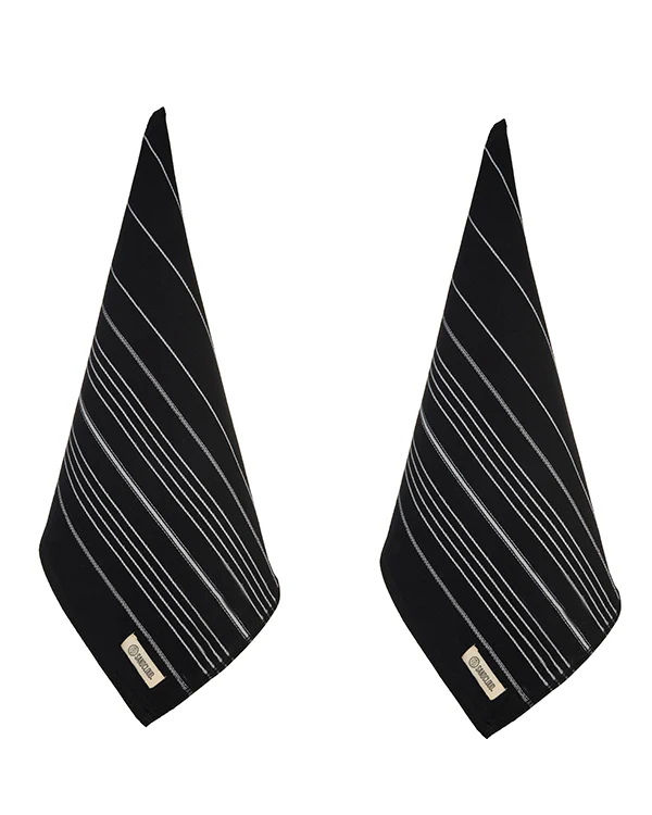 Classic Fringeless Hand Bath Bundle - 2 Pack Black - Image 4