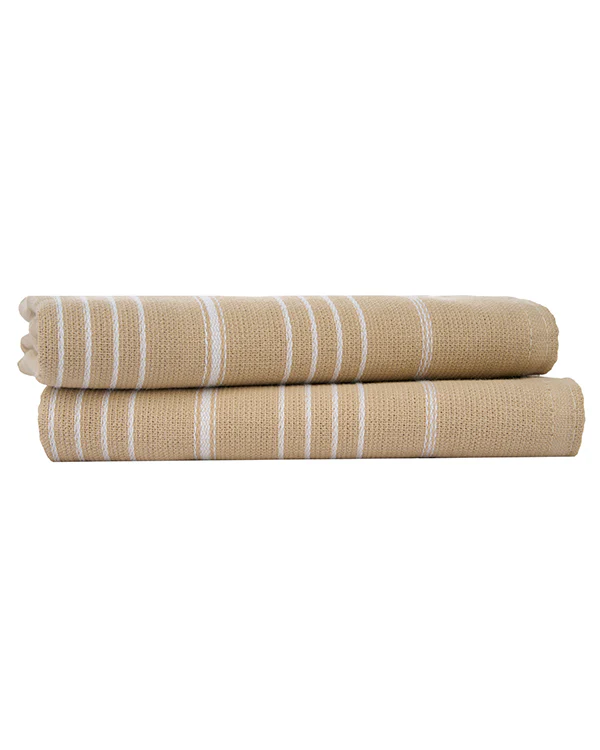 Classic Fringeless Hand Bath Bundle 2 Pack - Sand - Image 2