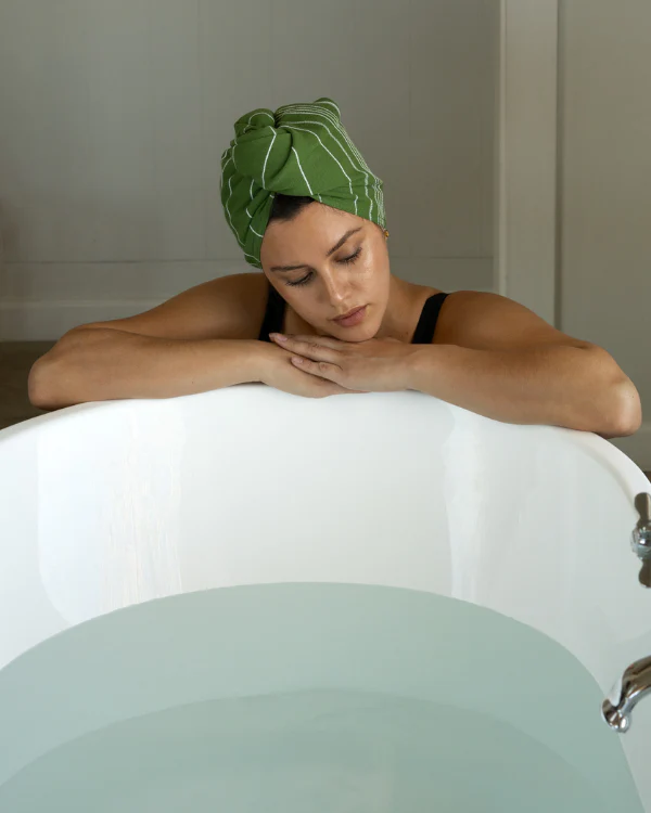 Classic Hair Towel - Green - Image 2