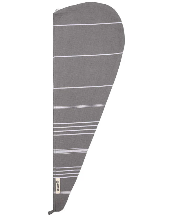 Classic Hair Towel - Grey - Image 3
