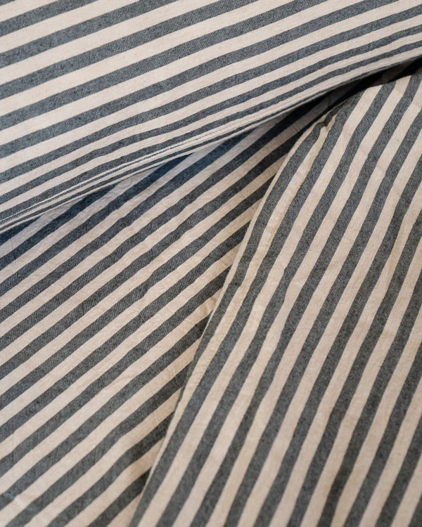 Classic Micro Twill Stripe Melange Pillowcase Set Steel Grey - Image 6