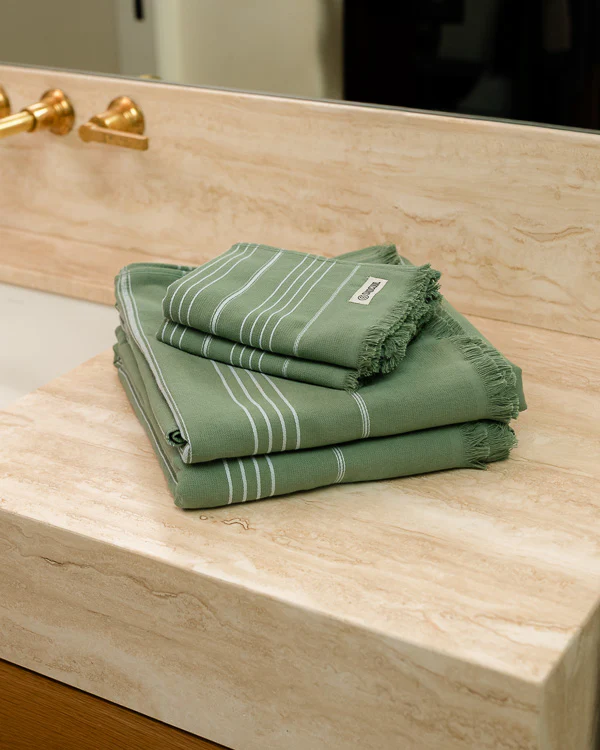 Classic XL Bath Bundle - Hedge Green - Image 8