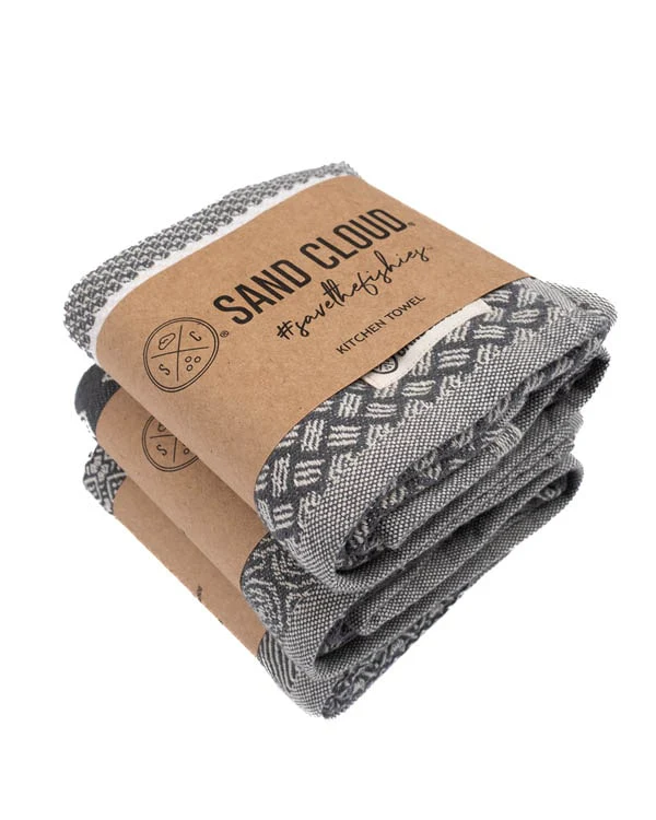 Cyperus Kitchen Towel Bundle - Assorted 3 Pack - Image 2