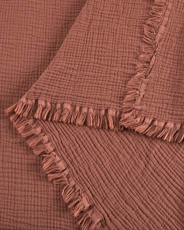 Lara Terracotta - PARTY BLANKET™ - Queen - Image 4