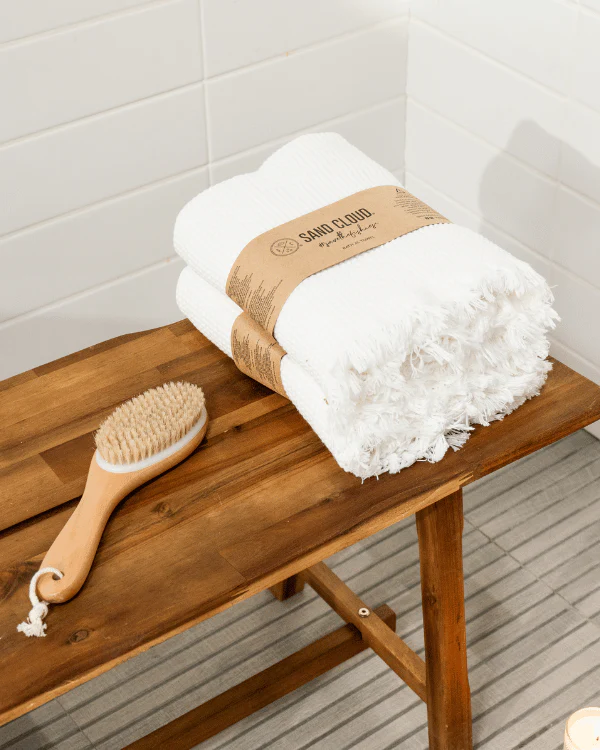Micro Waffle XL Bath Bundle - White - Image 5