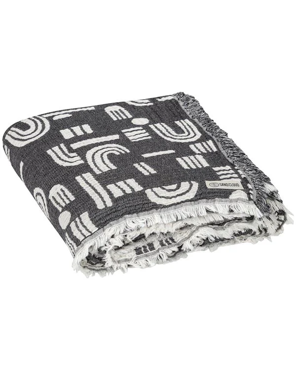 Retro Arches PARTY BLANKET™ Black - Image 5