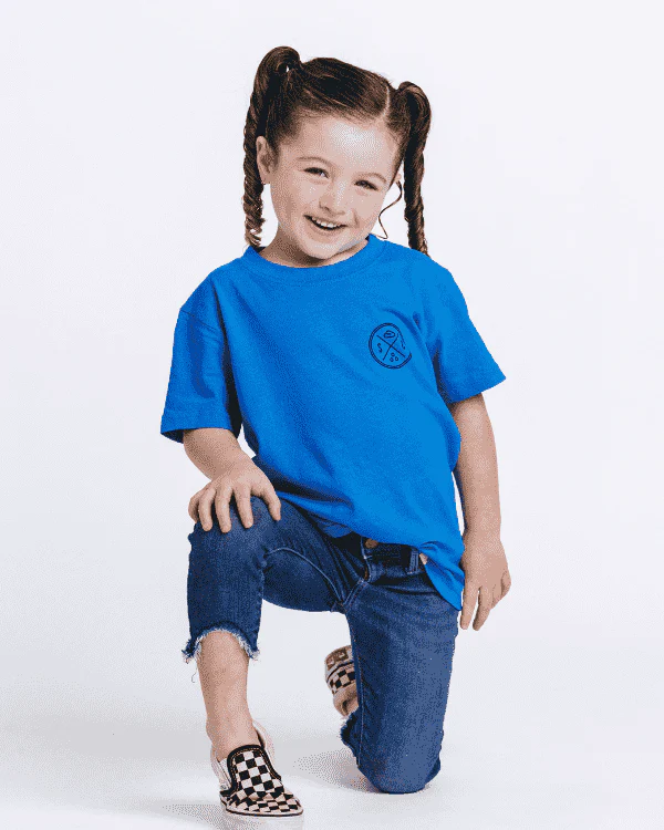 SC Dolphin Kids Tee - Sapphire Blue - Image 4