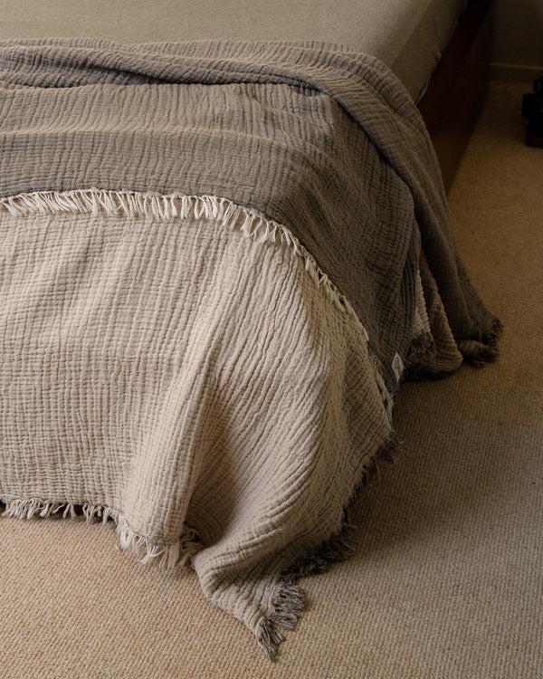 Senna  Melange PARTY BLANKET™ - Beige - King - Image 6