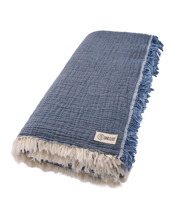 Senna Melange PARTY BLANKET™ Indigo - Queen - Image 9