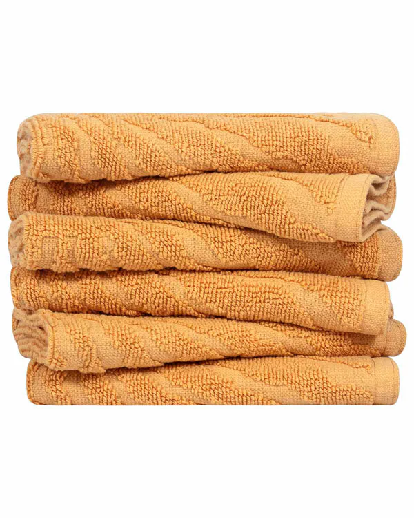 Solis Washcloth Bath Bundle - 6 Pack - Sunflower - Image 4