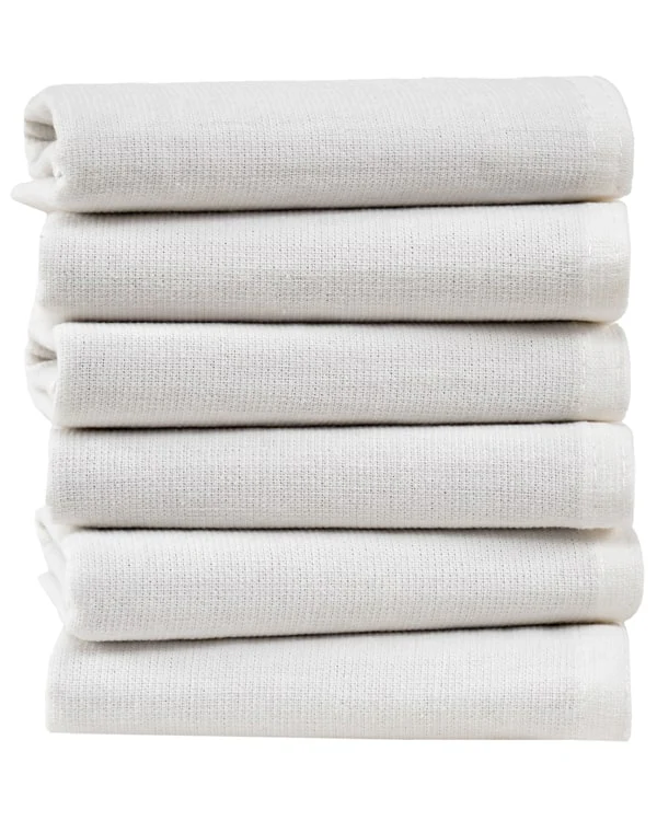 Terra Bath Washcloth Bundle - 6 Pack - Ivory - Image 3