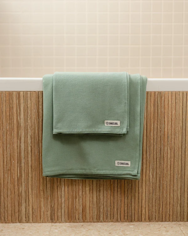 Terra Fringeless XL Bath Bundle - Sage - Image 2