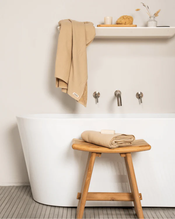 Terra Fringeless XL Bath Bundle - Sand - 2 Pack - Image 4