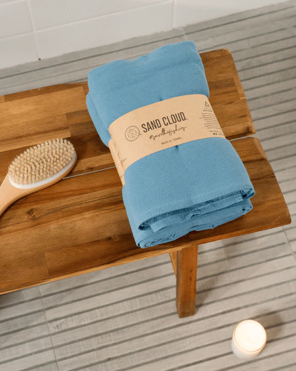 Terra Fringeless XL Bath Bundle - Slate Blue - Image 6