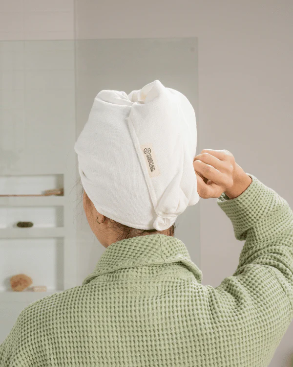 Terra Hair Towel - Ivory - Image 2