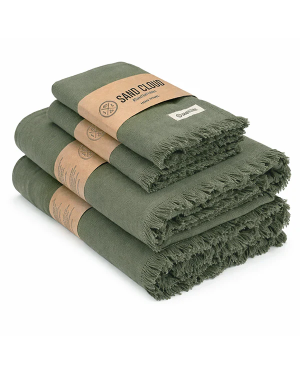 Terra XL Bath Bundle - Hedge Green