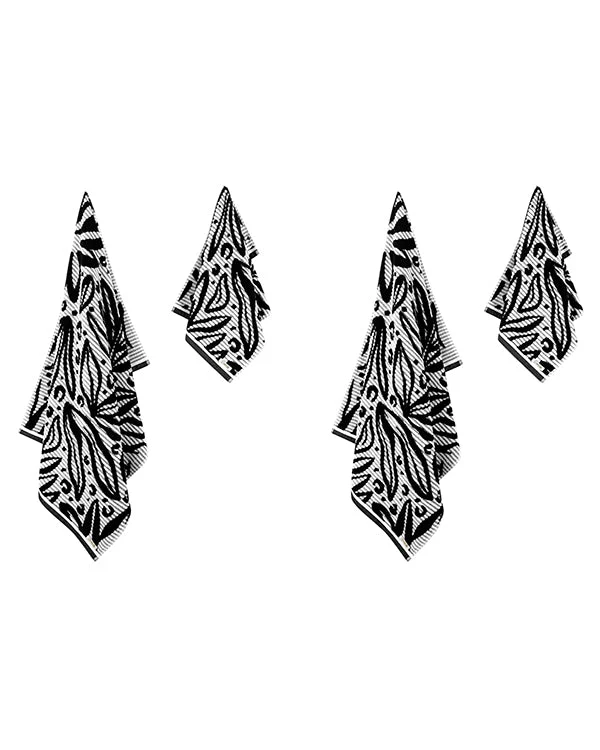 Tropics Bath Bundle - 4 Pack (2 Bath + 2 Hand) - Image 9