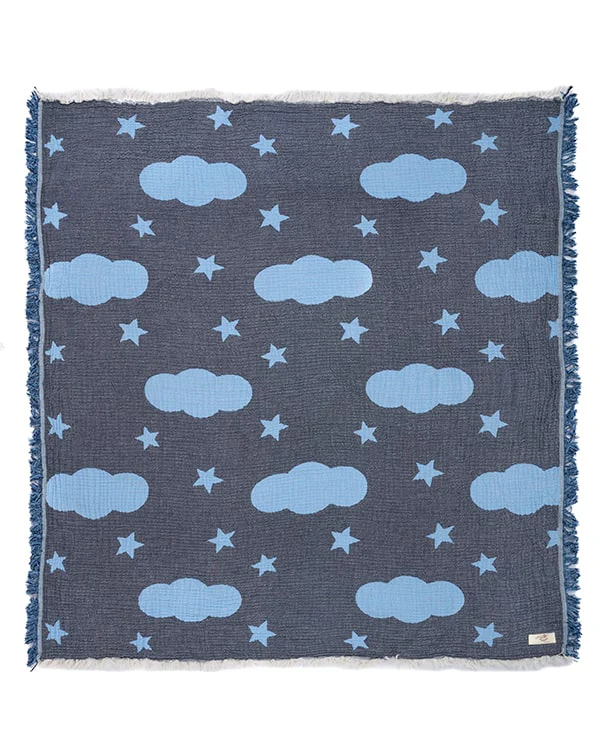 Twinkle Gauze Receiving Blanket with Pouch