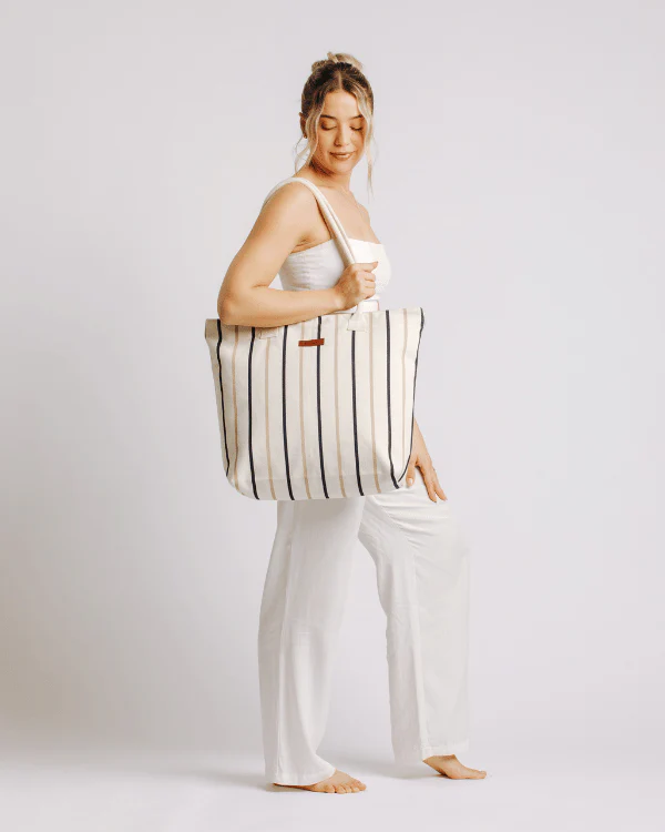 Vert Stripe Beach Tote - Image 6