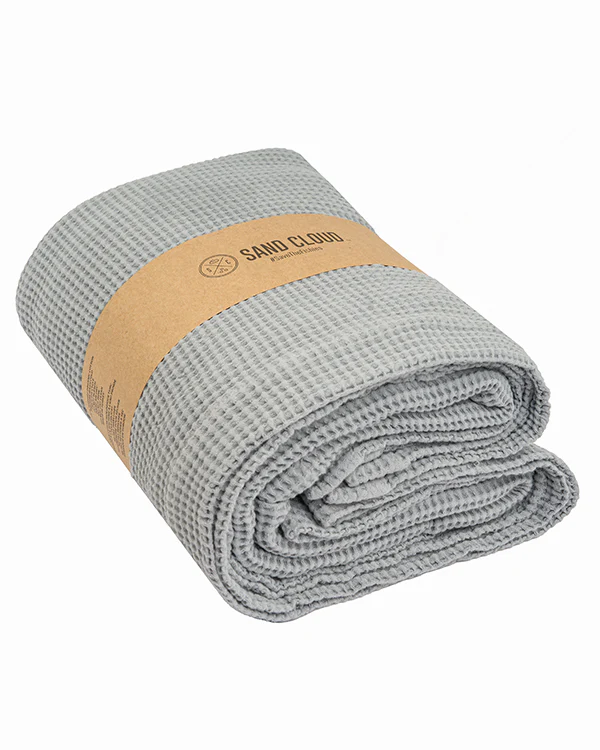 Waffle Shower Curtain - Grey - Image 2